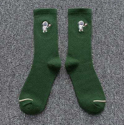 Astronaut All-match Tube Socks